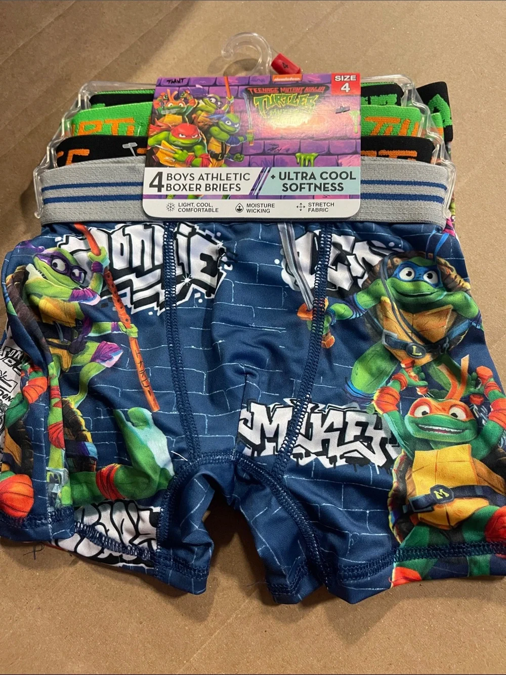 Officially Licensed TMNT Boxer Briefs